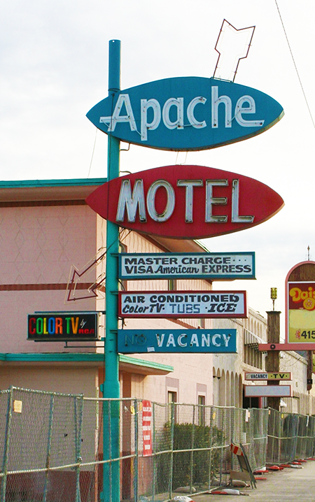 Apache Motel in situ