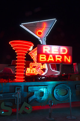 Red Barn Neon Sign