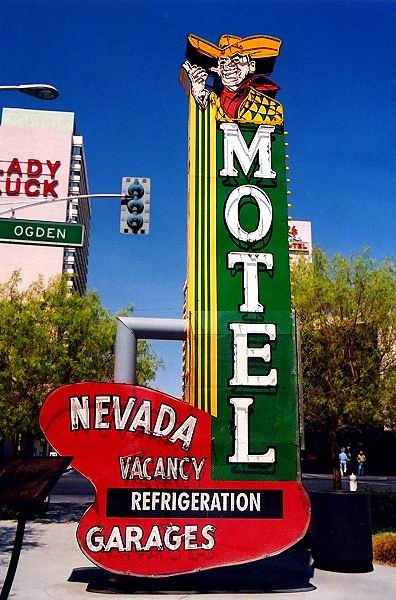Nevada Motel Sign