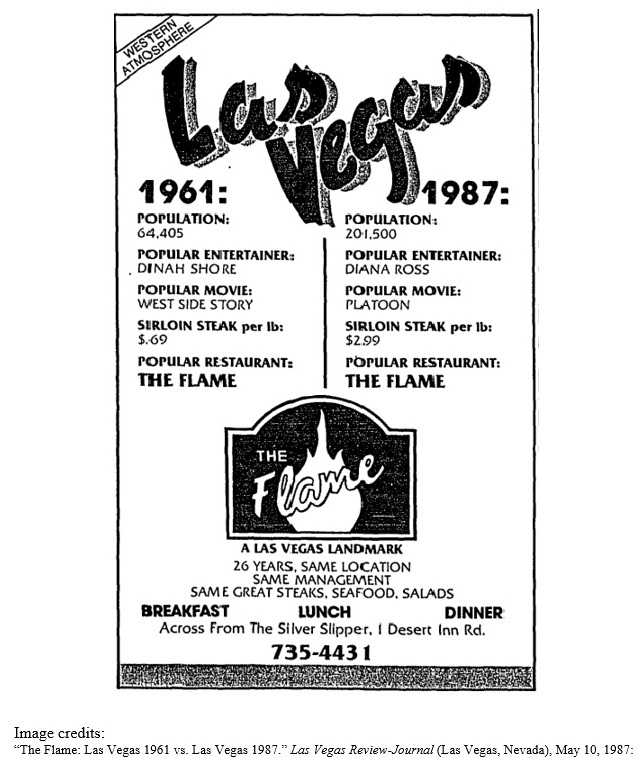 Newspaper Ad 1987