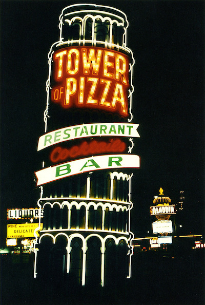 Tower of Pizza, Las Vegas Strip, 1968 Las Vegas Studio: Images from the Archives of Robert Venturi & Denise Scott Brown
